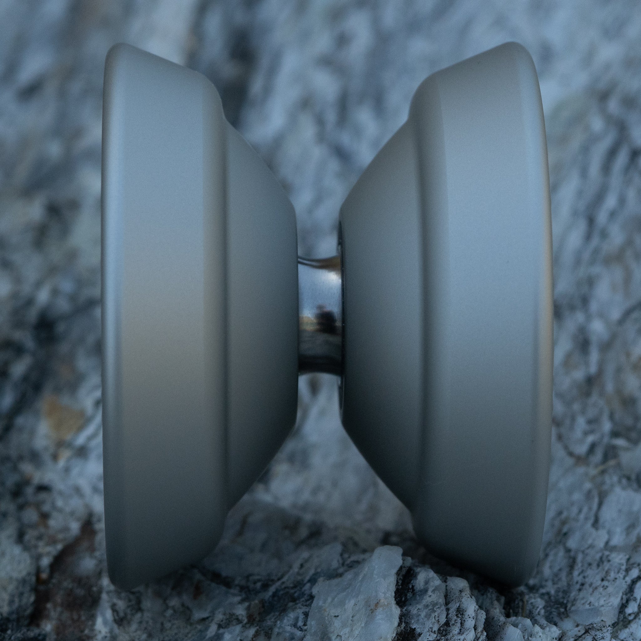 M Owl Logo / Blasted Silver (Black Logo)