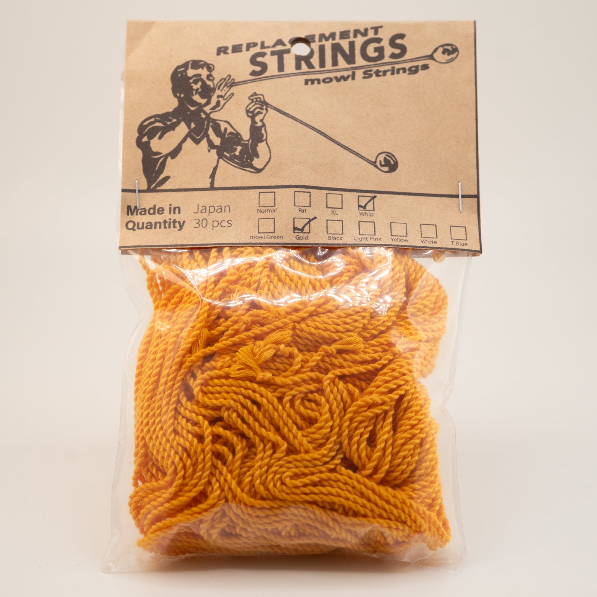 mowl String / Gold / 30 pcs