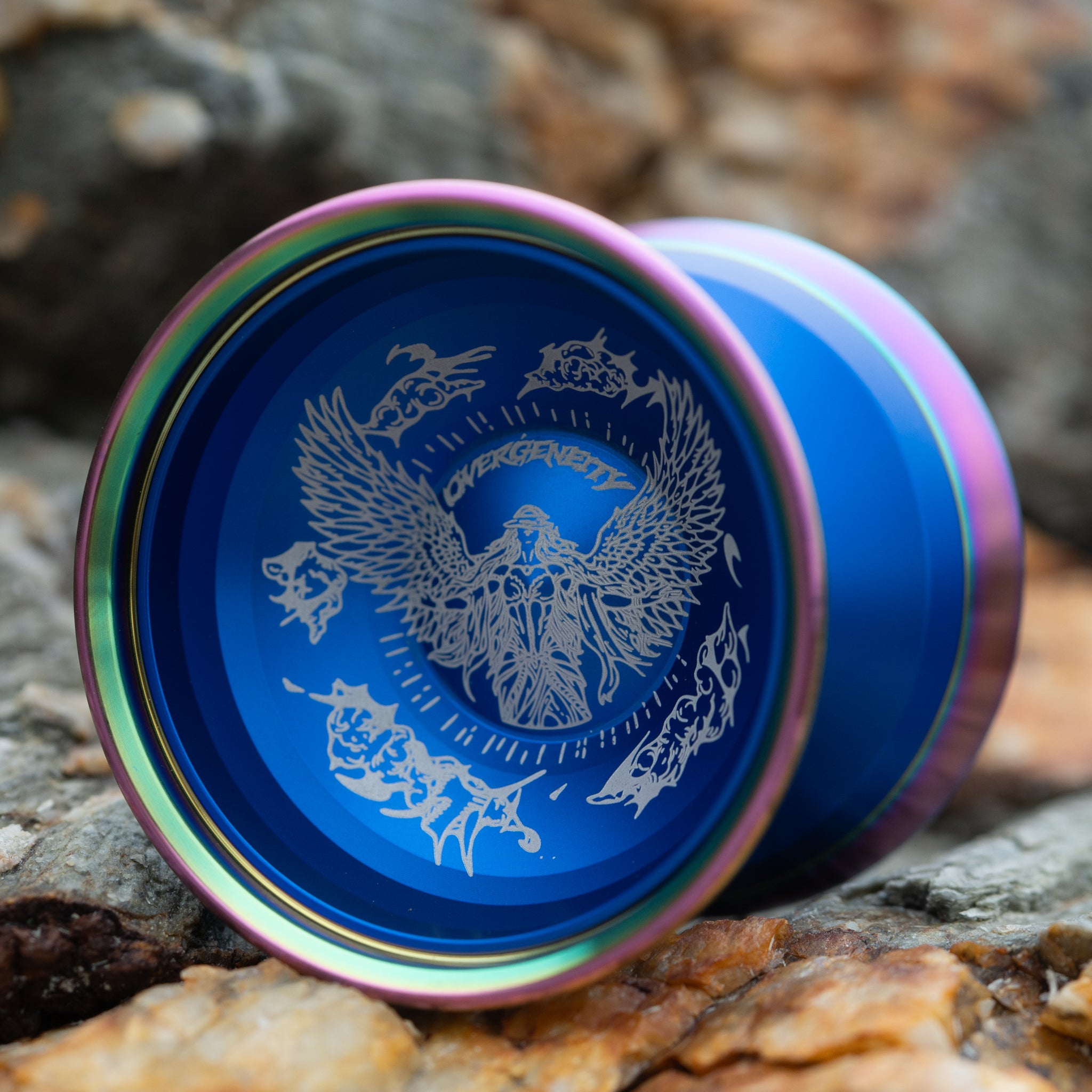 Overgeneity | Royal Blue / Rainbow rim