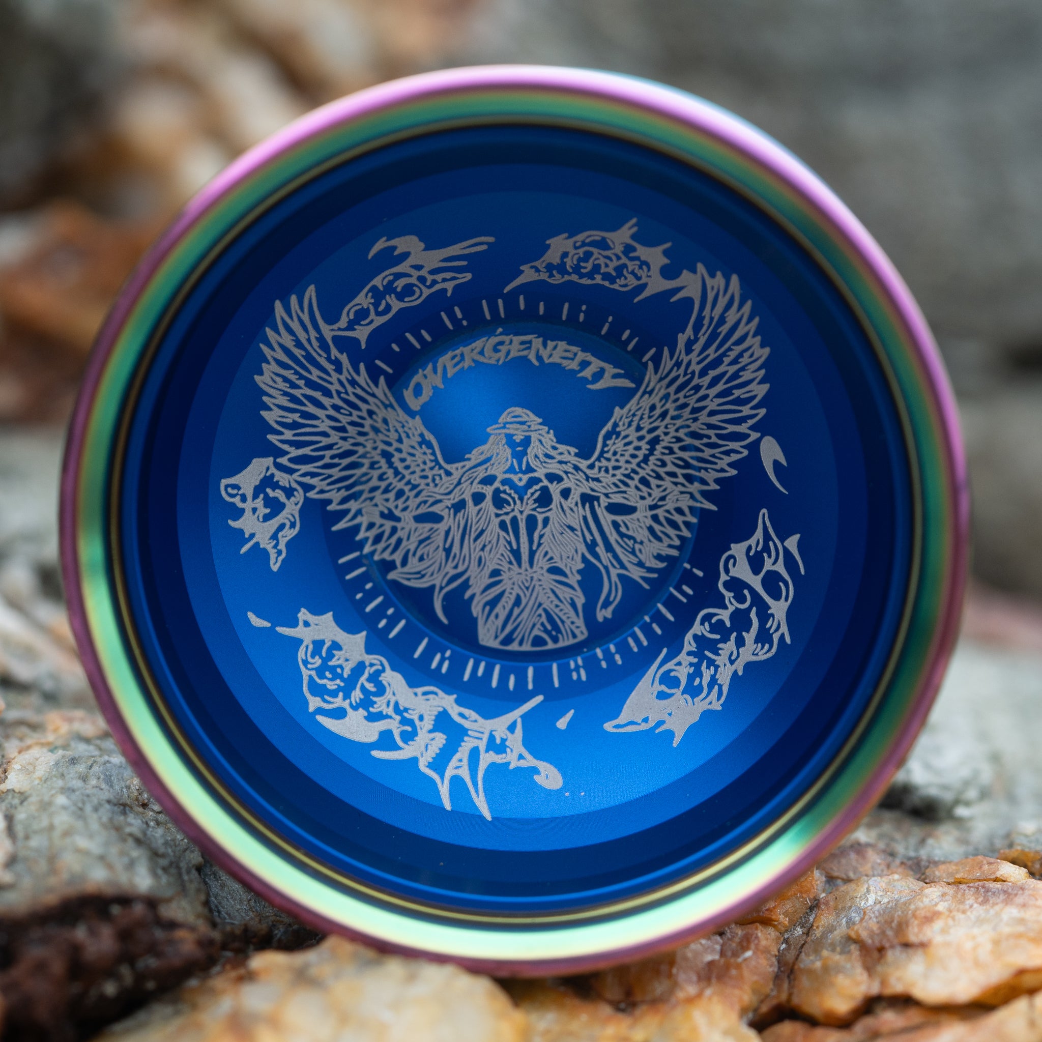 Overgeneity | Royal Blue / Rainbow rim