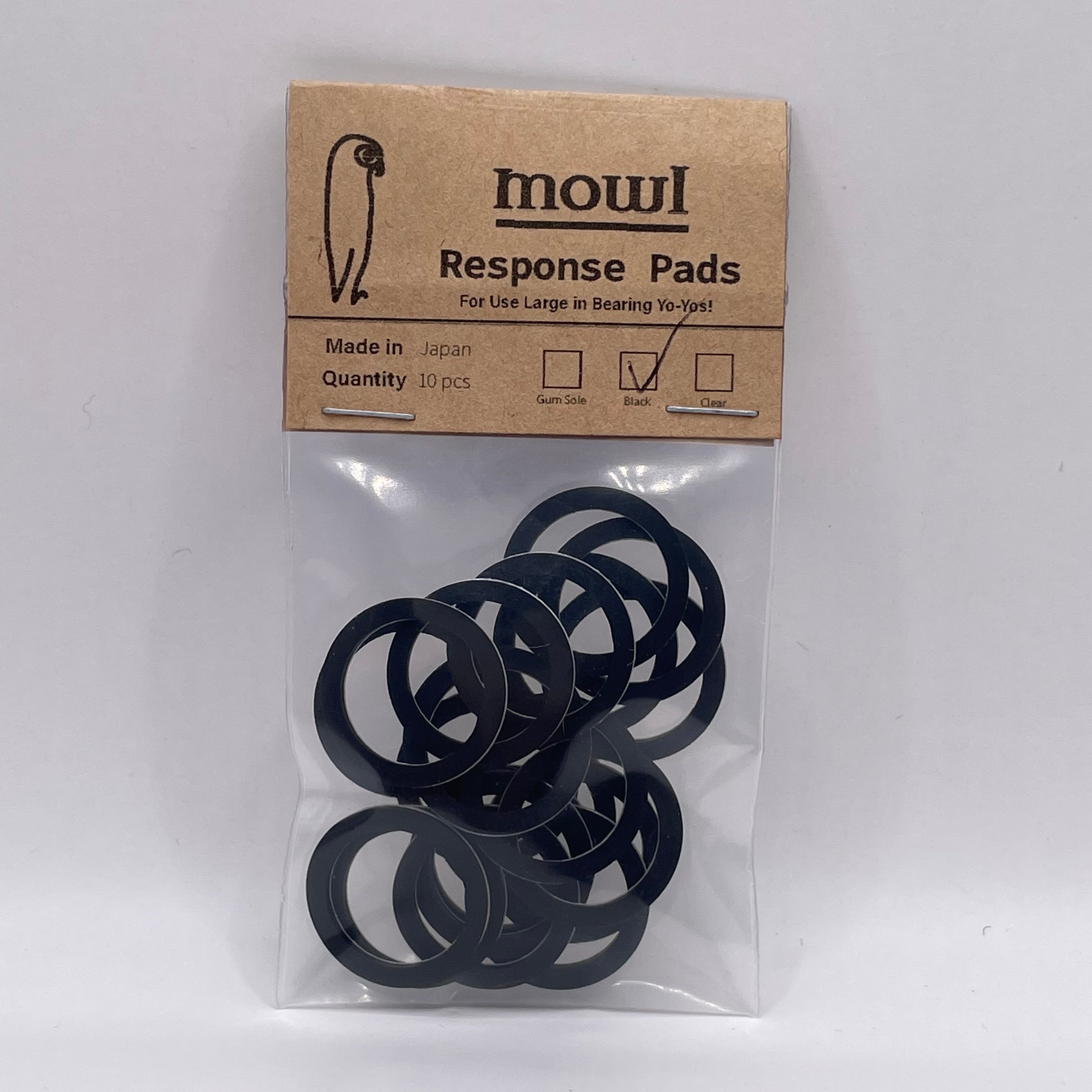 mowl Response Pad C-Size Black 20pcs