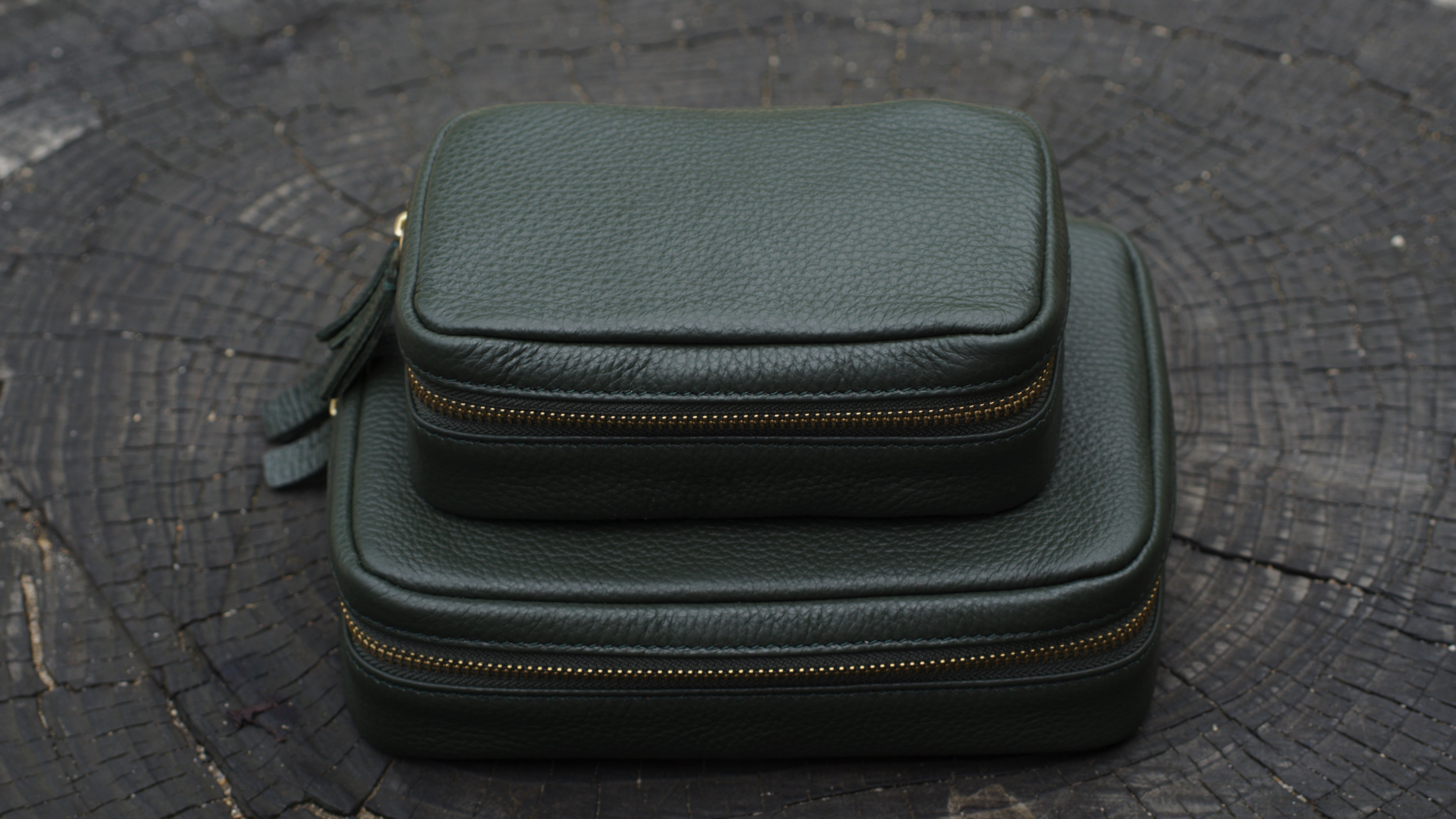 Leather Yo-Yo Bag