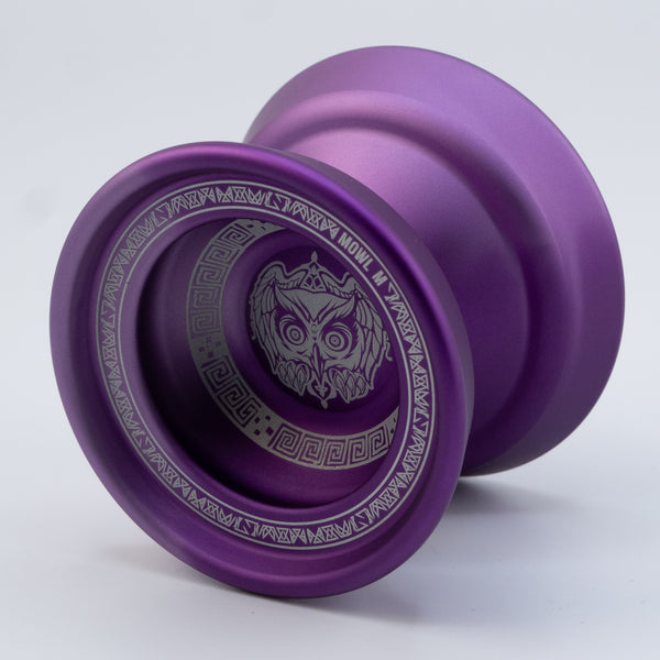 M Owl Logo / Purple Fade