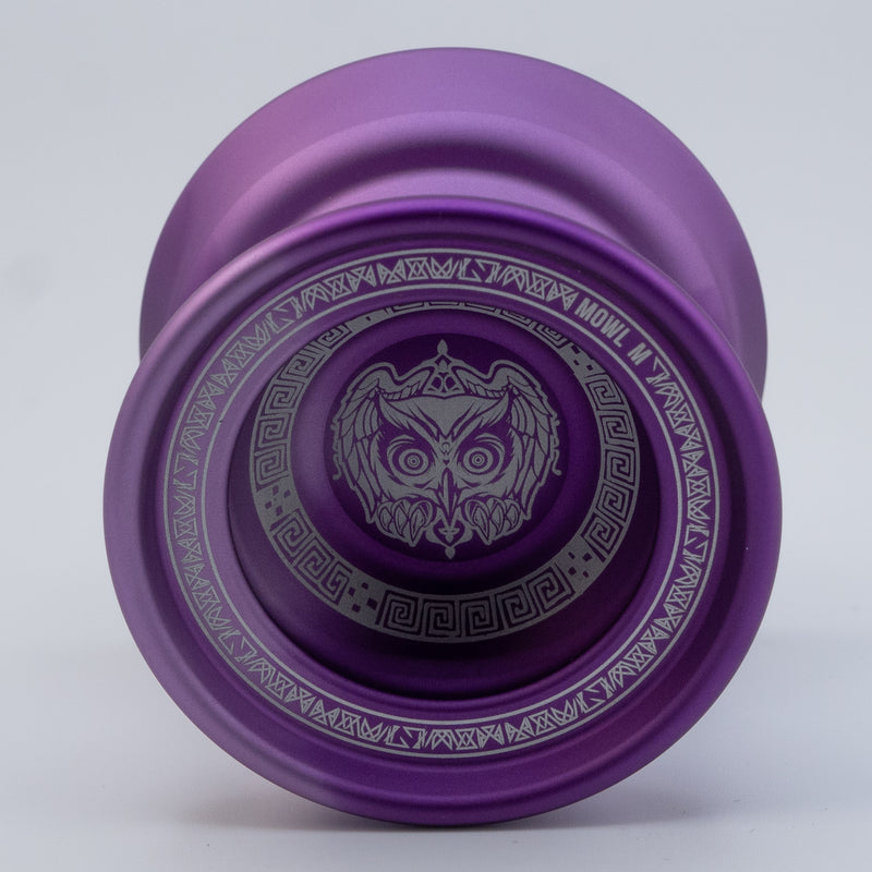 M Owl Logo / Purple Fade