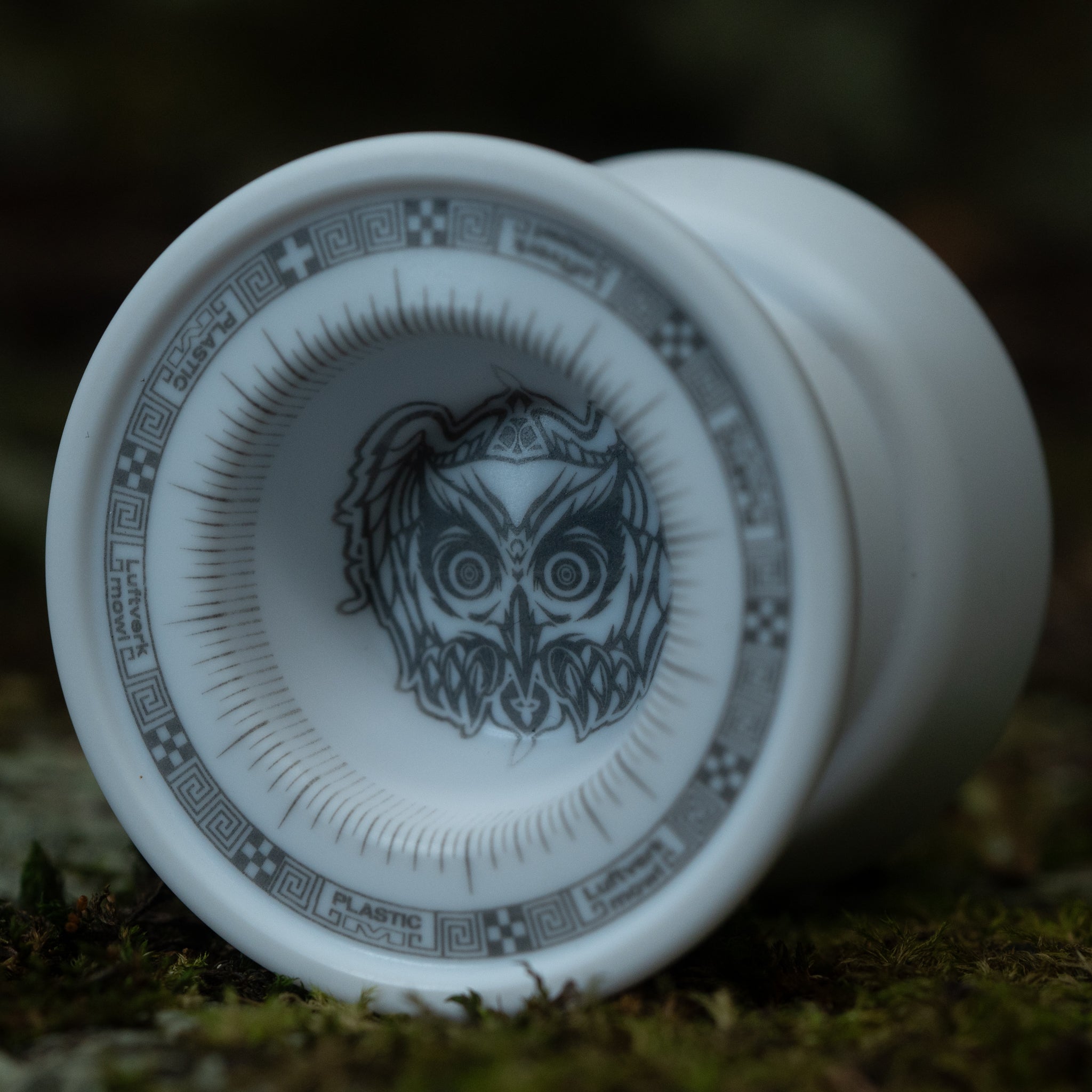 Plastic M by Luftverk – OWL Logo (White)