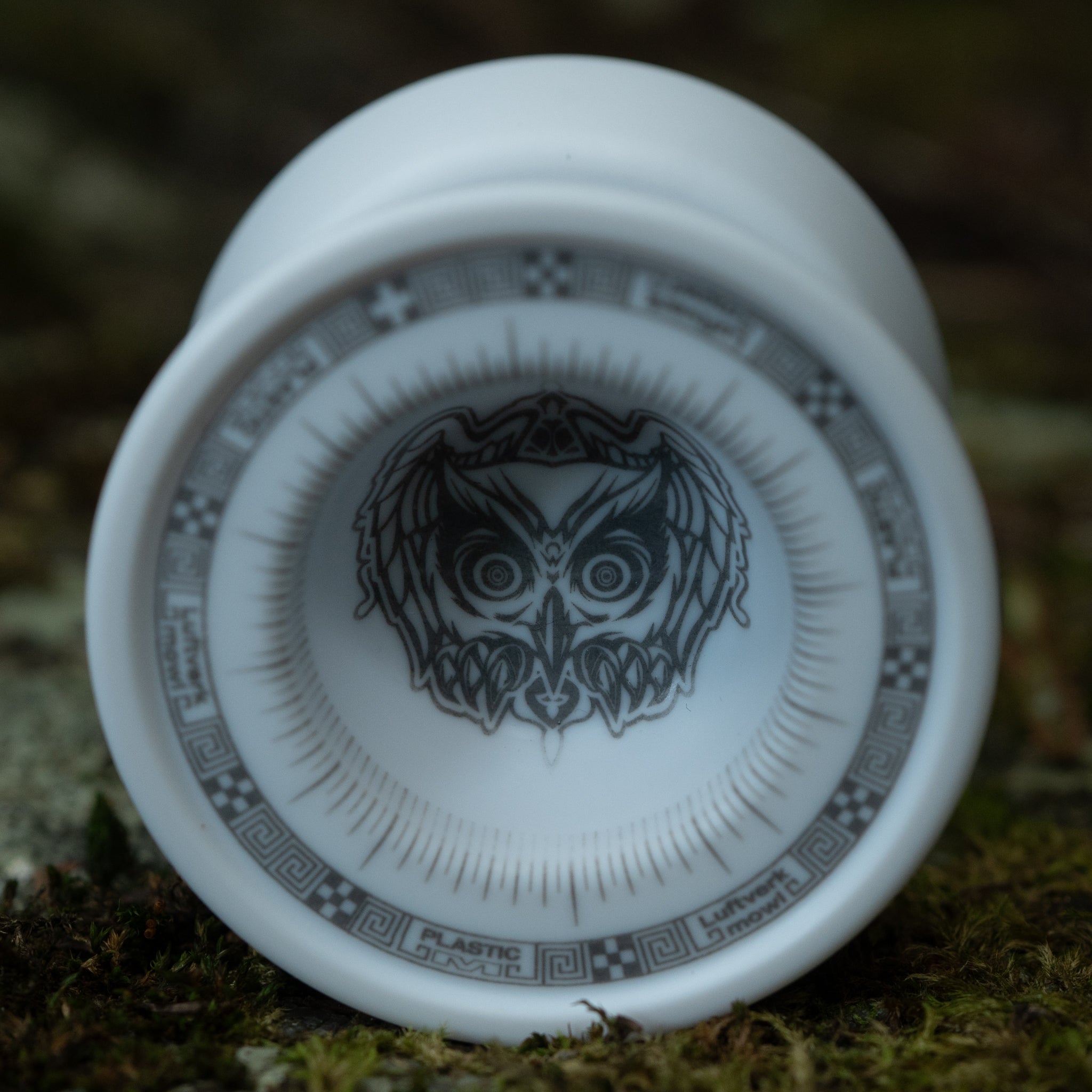 Plastic M by Luftverk – OWL Logo (White)