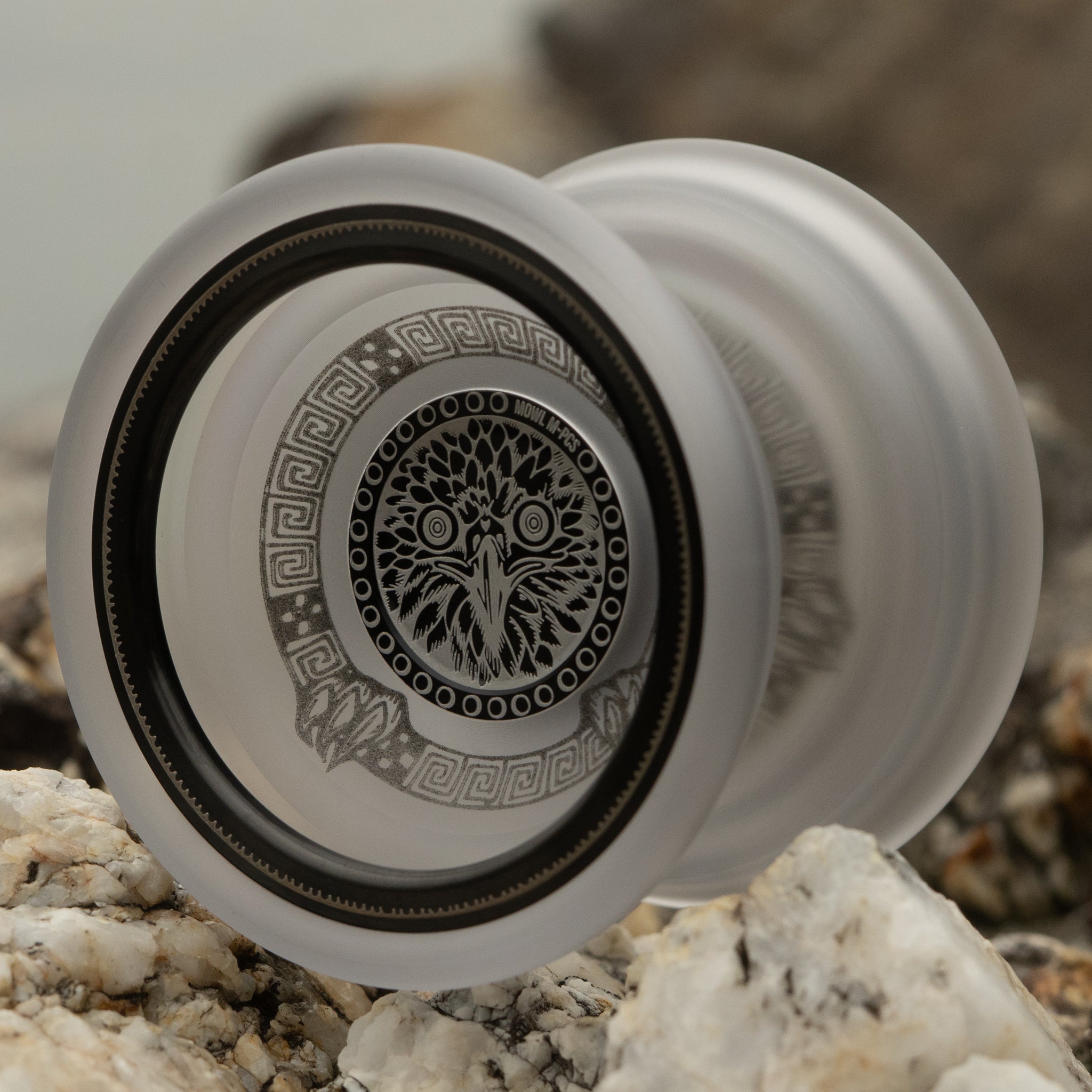 M-PCS / Clear / Polished Black Rim