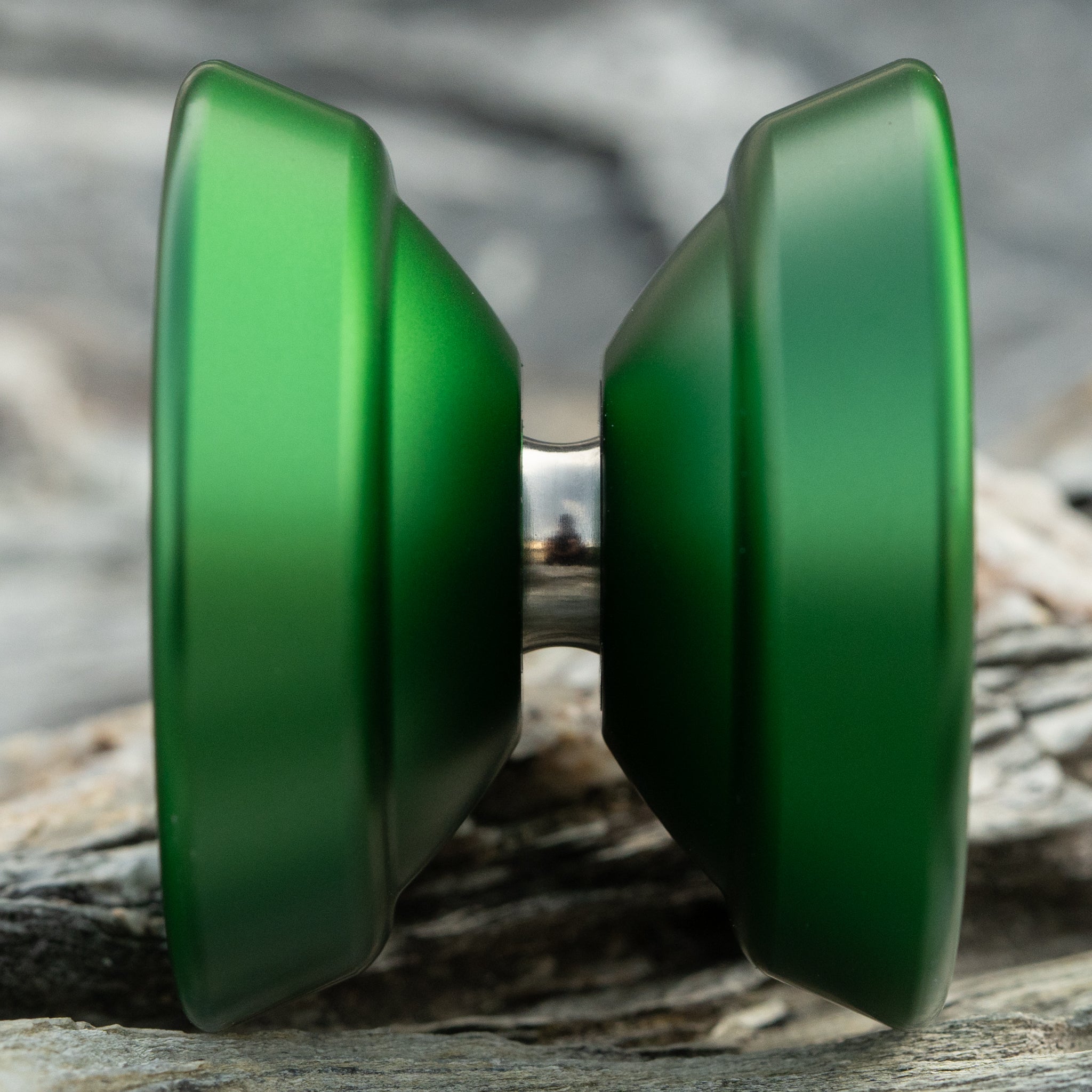 M Light Circle Logo / Dark Green