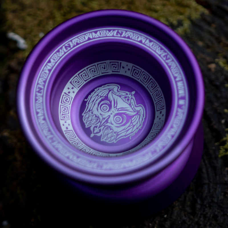M Owl Logo / Purple Fade