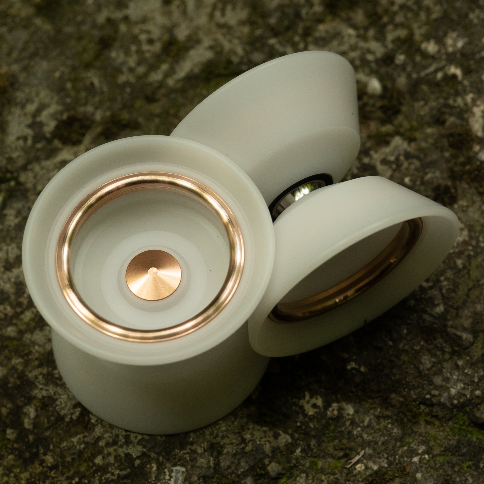 Short King: White / Champagne Gold