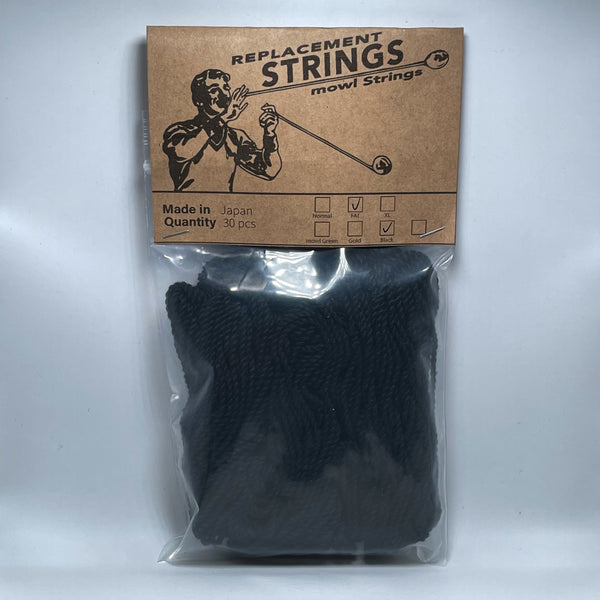 mowl String / Black / 30 pcs